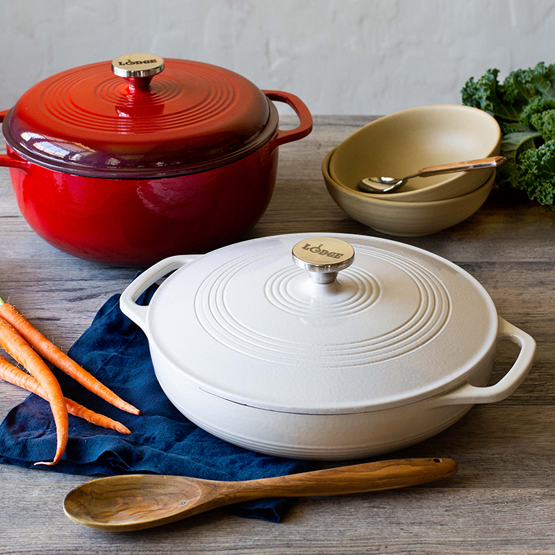 Enameled Cast Iron Cookware | Shop Online | Lodge Cast Iron